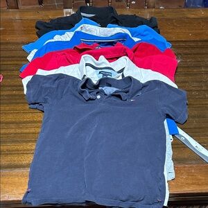 9 boys short. Sleeve polo shirts. Size 10/12